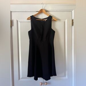 BCBG Generation Black Sleeveless Dress with Lace detailing
